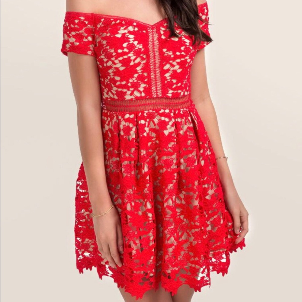 Red Francesca’s dress